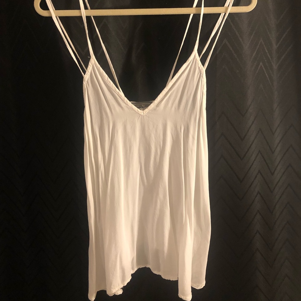 American Eagle white strappy tank top